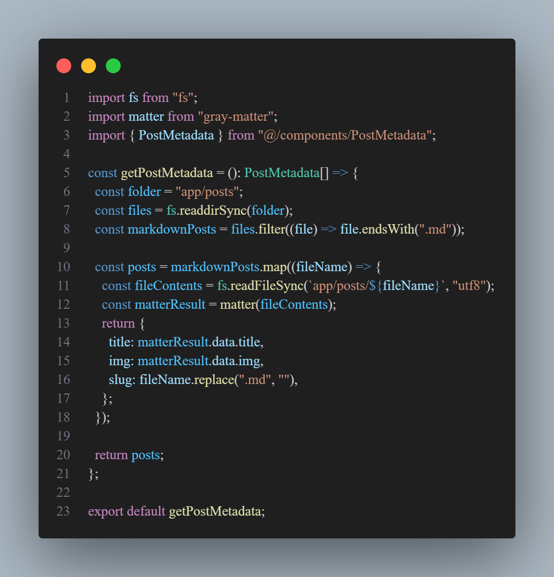 codesnapExample